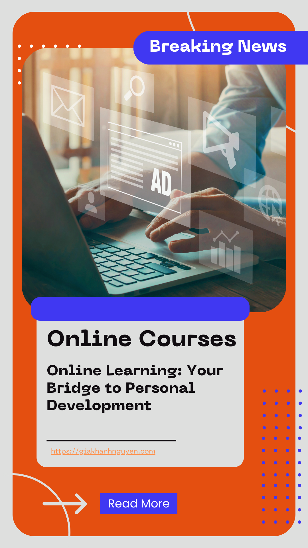 Online learning provides unparalleled accessibility and flexibility. Regardless of your location or daily schedule, online courses are available at your fingertips. This flexibility allows individuals to pursue personal development without disrupting their work, family, or personal commitments. Whether you're an early bird or a night owl, online courses adapt to your schedule, making it easier than ever to invest in your personal growth.